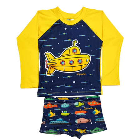 Conjunto Infantil UV Menino Verao com UV