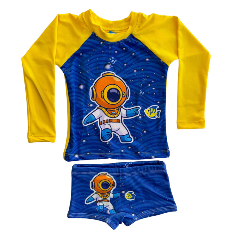 Conjunto Infantil UV Menino Verao com UV