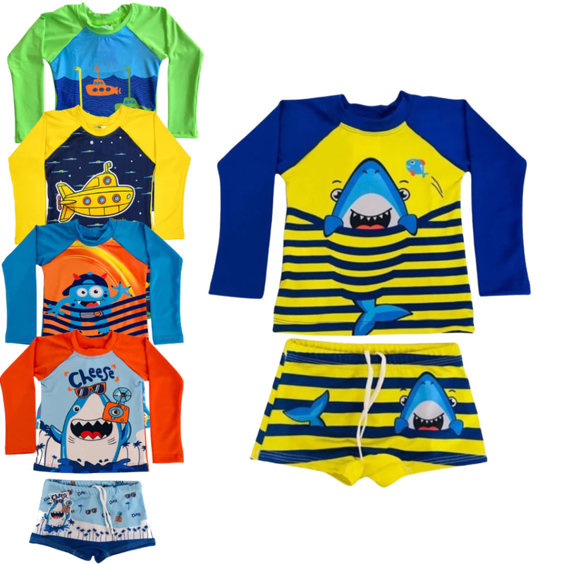 Conjunto Infantil UV Menino Verao com UV